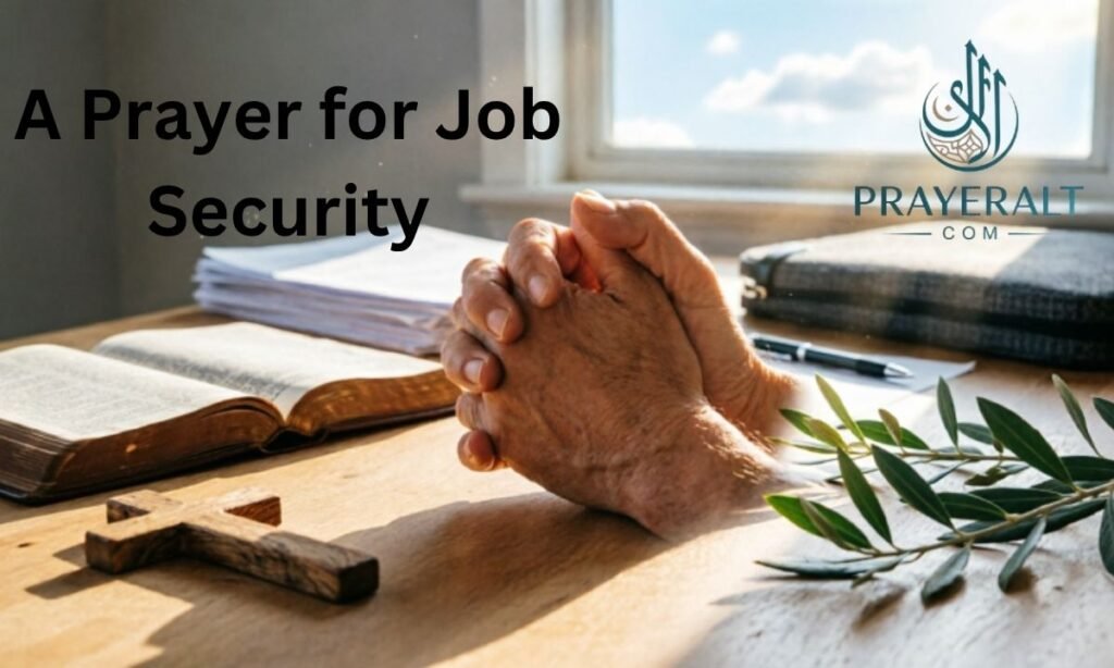 A Prayer for Job Security