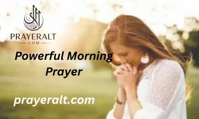 Powerful Morning Prayer For My Family And Friends