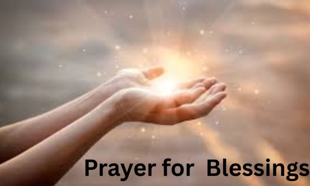Prayer for God's Favor and Blessings