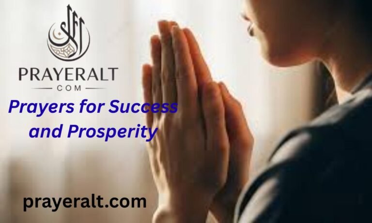 Prayers for Success and Prosperity