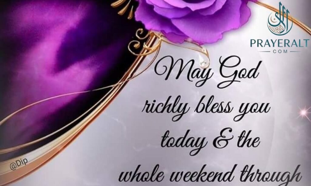 Friday Blessings and Prayers Image