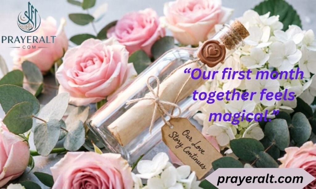 1-Month Anniversary Wishes for Friends or Loved Ones