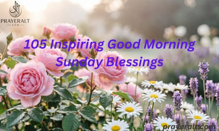 105 Inspiring Good Morning Sunday Blessings, Wishes & Prayers