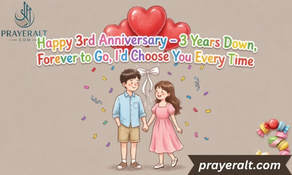3 Year Anniversary Wishes for Long-Distance Couples