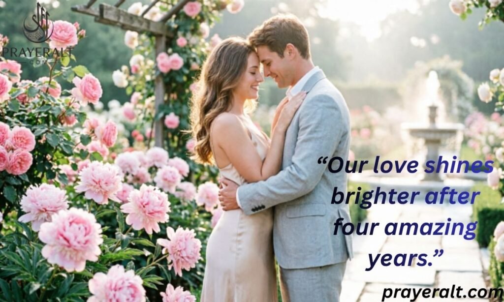 4-Year Anniversary Wishes for Couples (Friends or Family)