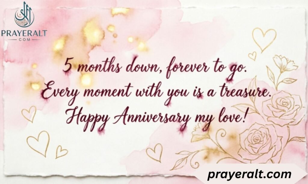 5-Month Anniversary Messages for Boyfriend