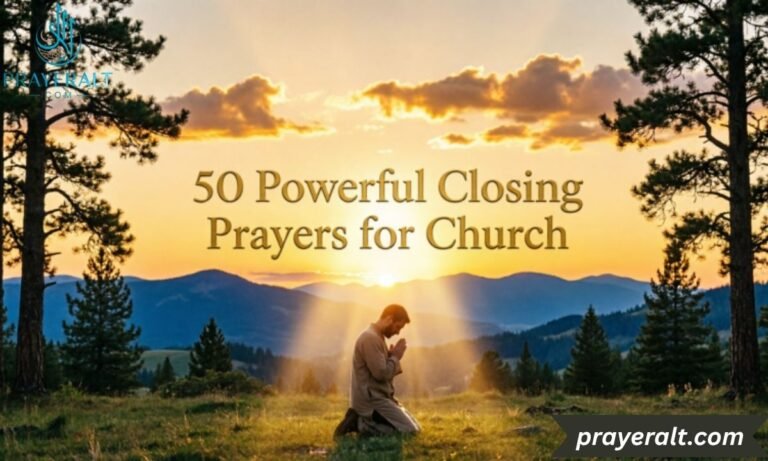 50 Powerful Closing Prayers for Church, Devotion and Daily Life to Inspire Faith
