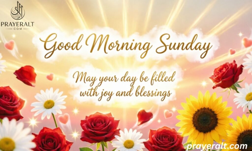 Beautiful Good Morning Sunday Blessings with Image