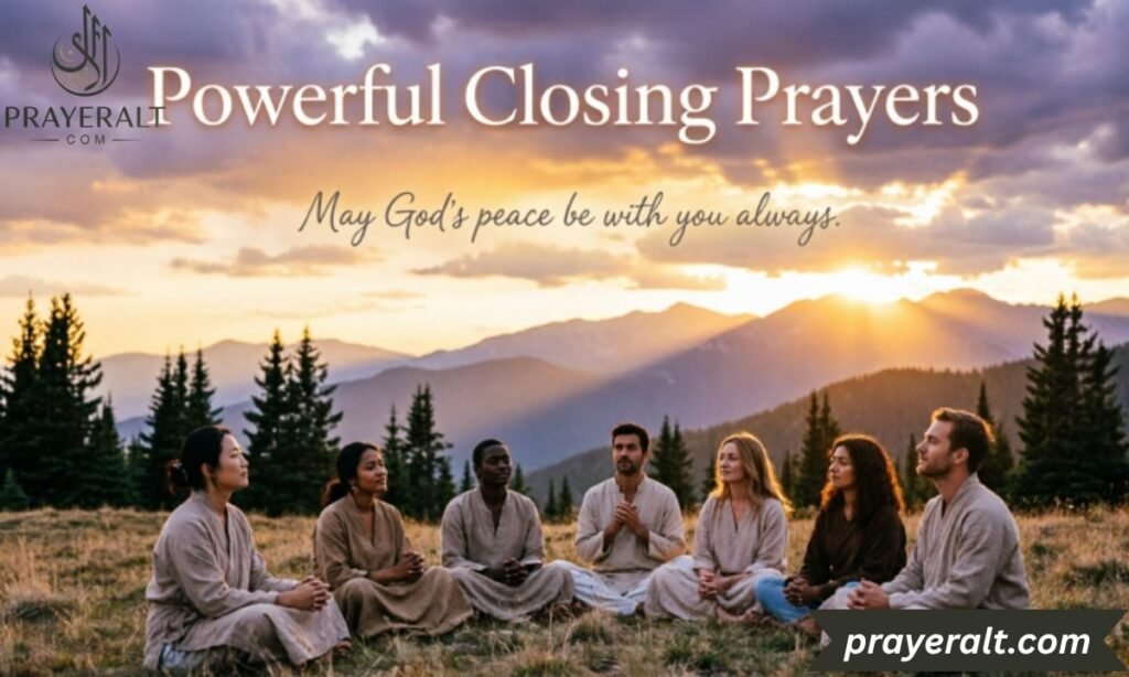 Closing Prayer for Sunday Service