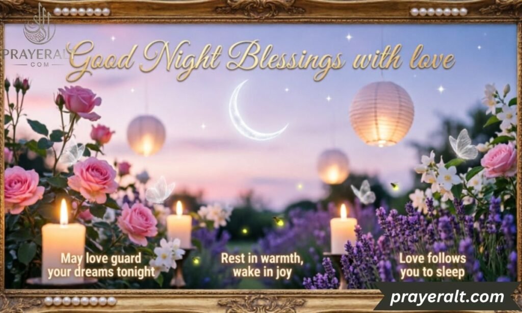 Good Night Blessings Images with Love