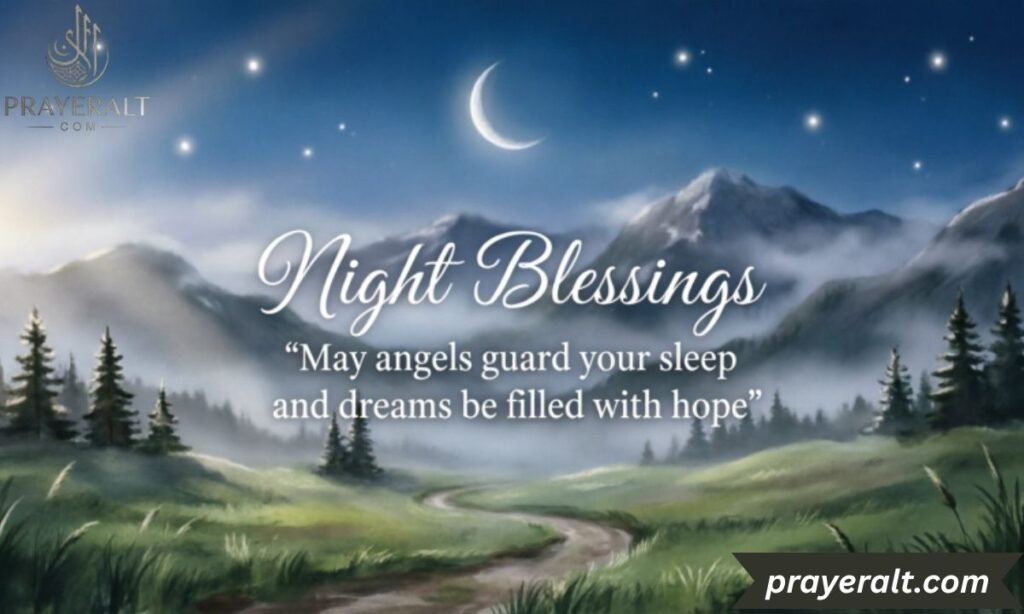 Good Night Blessings Prayers Image
