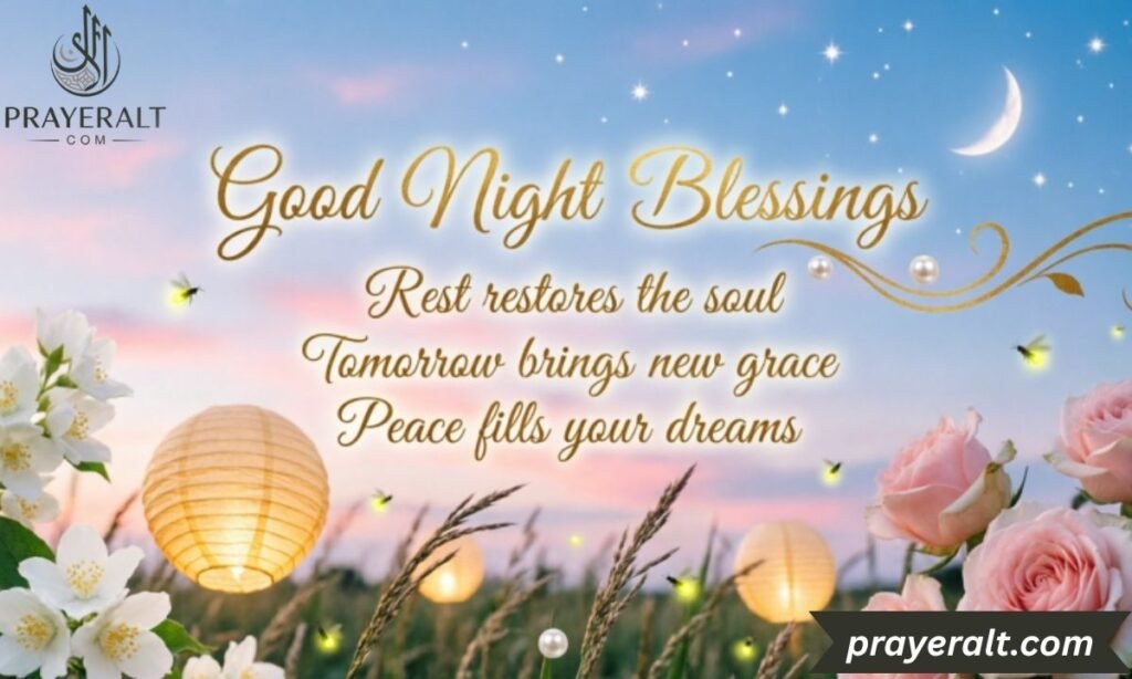 Good Night Blessings & Prayers for Peaceful Sleep