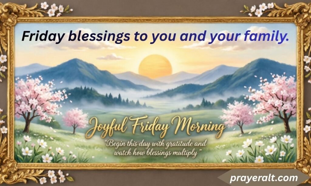 Happy Friday Blessings Image