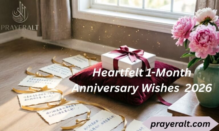Heartfelt 1-Month Anniversary Wishes That Melt Hearts 2026