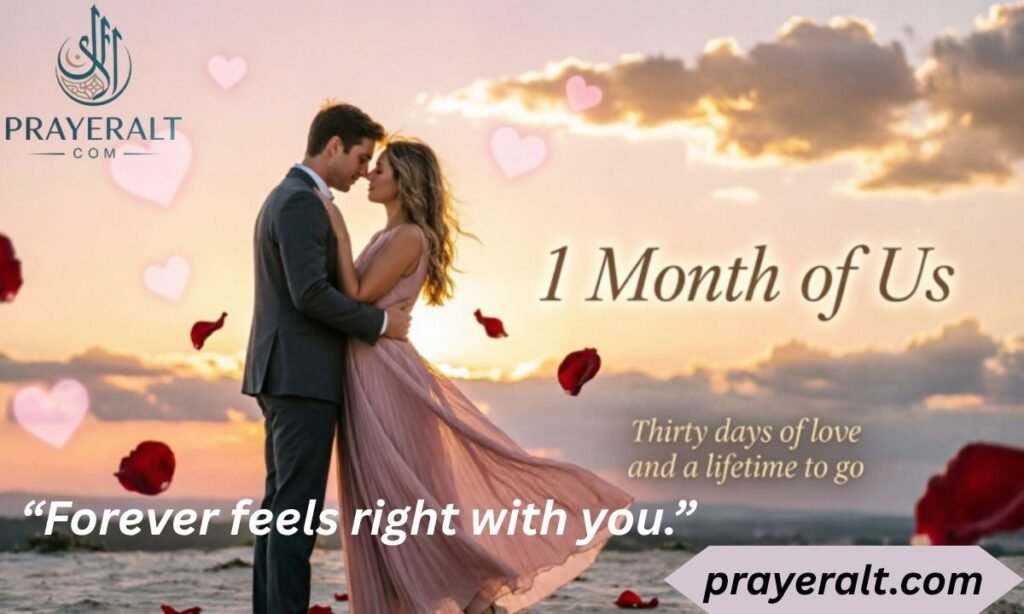 Heartfelt 1-Month Anniversary Wishes for Your Partner