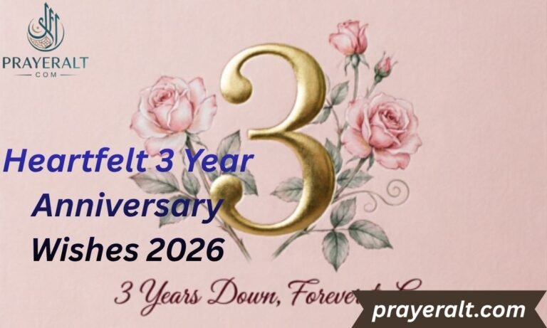 Heartfelt 3 Year Anniversary Wishes to Touch the Heart 2026