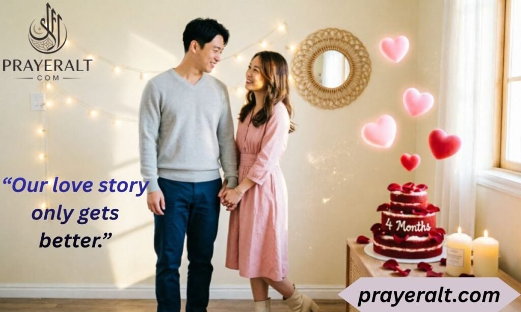 Heartfelt 4-Month Anniversary Messages for Boyfriend