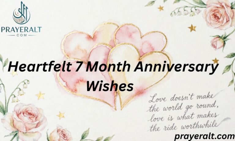 Heartfelt 7 Month Anniversary Wishes to Celebrate Love & Togetherness