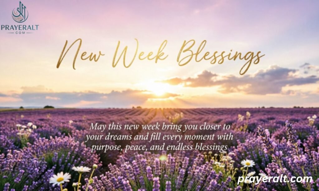 New Week Blessings Images, GIFs & Visual Message