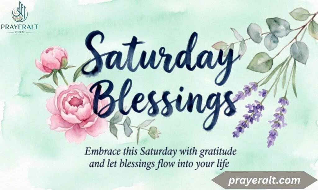 Saturday Blessings and Prayers