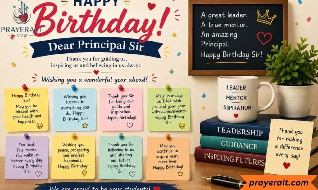 10+ Heartfelt Birthday Wishes for Principal