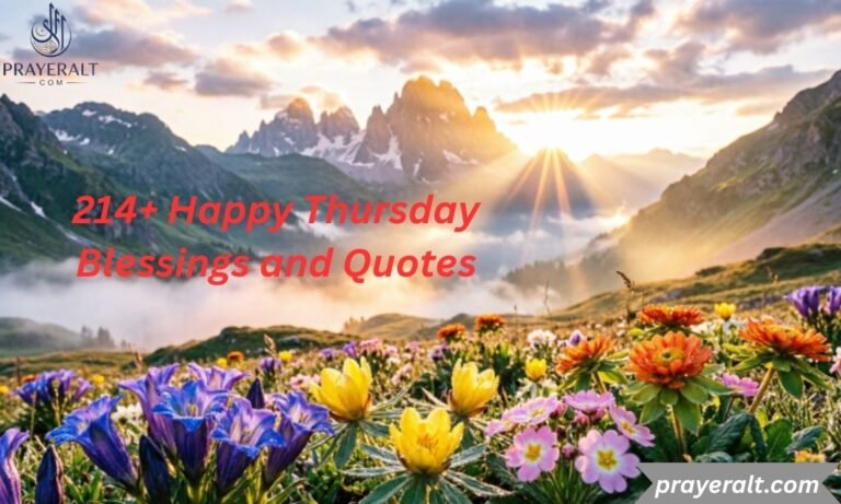 214+ Happy Thursday Blessings and Quotes to Fuel Your Day