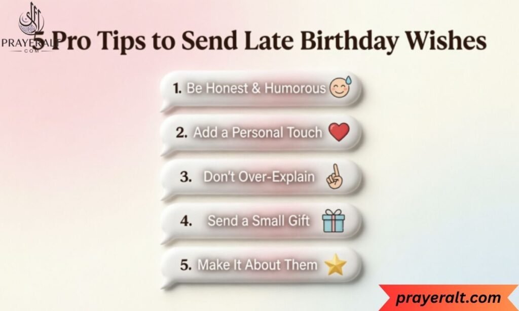 5 Pro Tips to Send Late Birthday Wishes