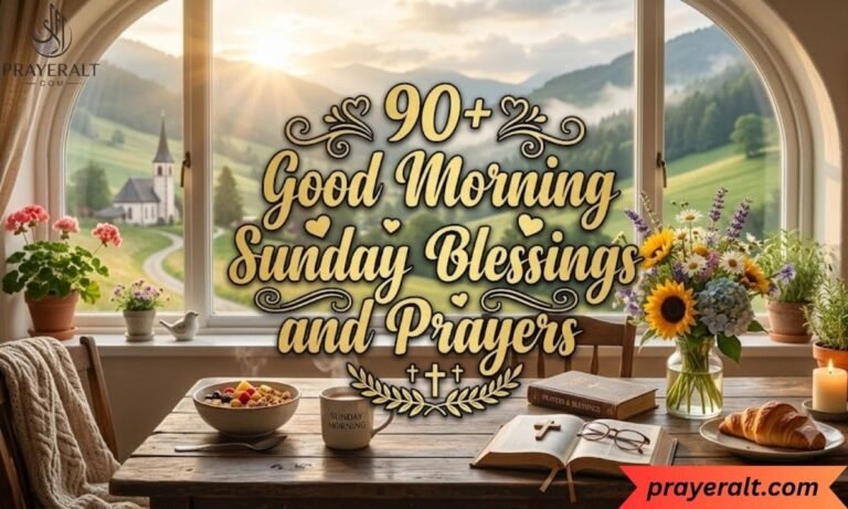 90+ Good Morning Sunday Blessings and Prayers with Images