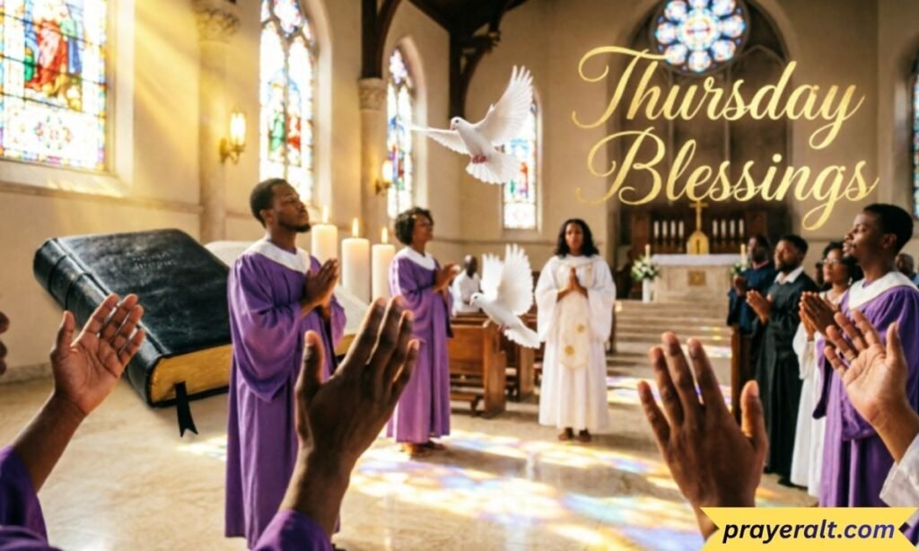 African American Thursday Blessings Image and Quotes