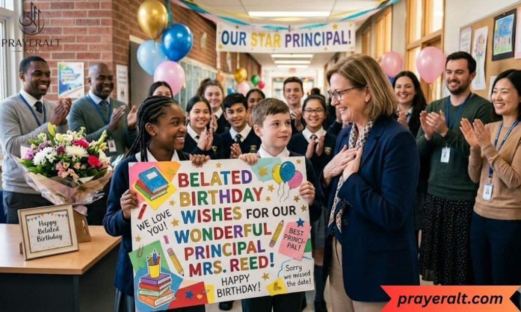 Belated Birthday Wishes for Principal