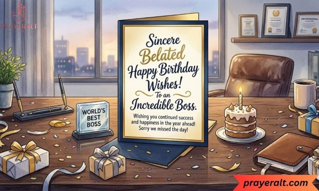 Belated Happy Birthday Wishes for Your Boss