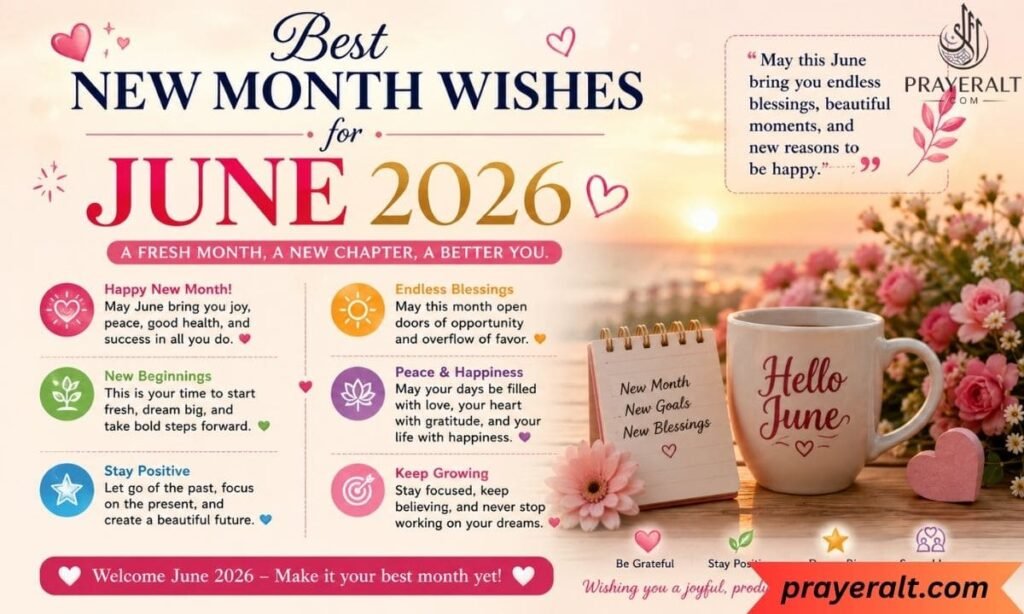 Best New Month Wishes for June 2026