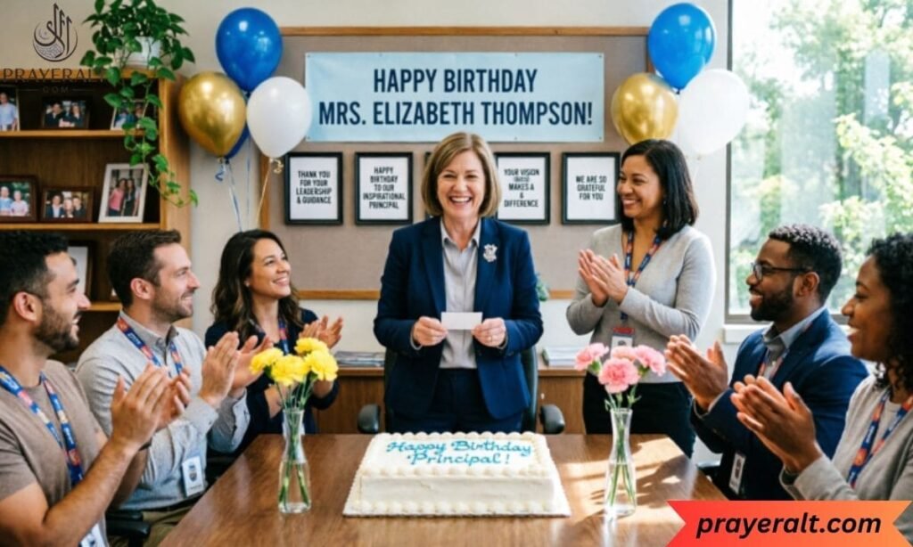 Birthday Wishes for Principal from Staff
