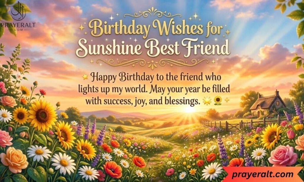 Birthday Wishes for Sunshine Best Friend