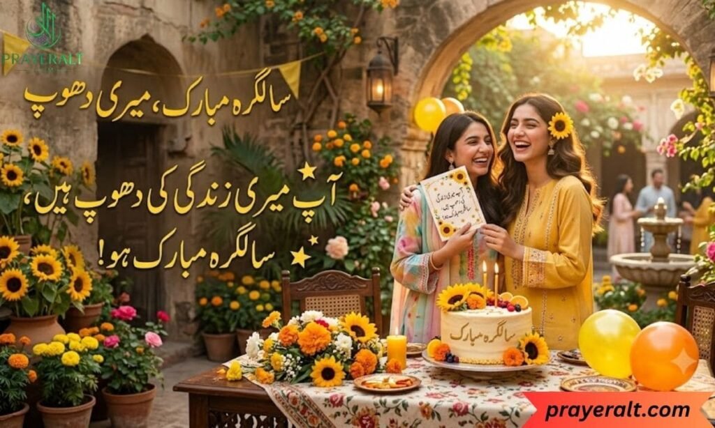 Birthday Wishes for Sunshine in Urdu