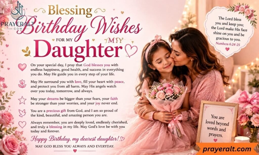 Blessing Birthday Wishes for Daughter