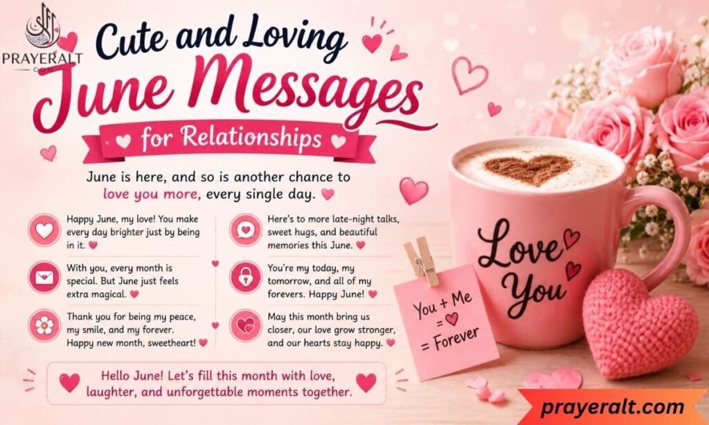 Cute and Loving June Messages for Relationships