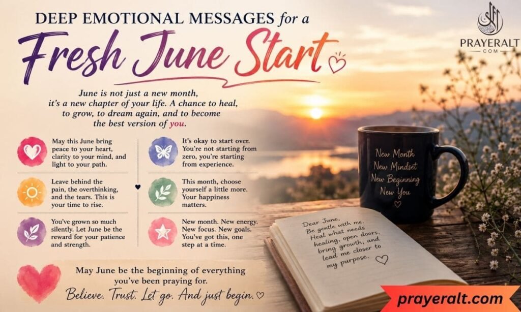 Deep Emotional Messages for a Fresh June Start