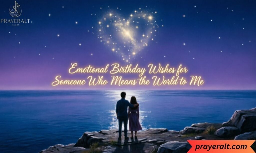 Emotional Birthday Wishes for Someone Who Means the World to Me