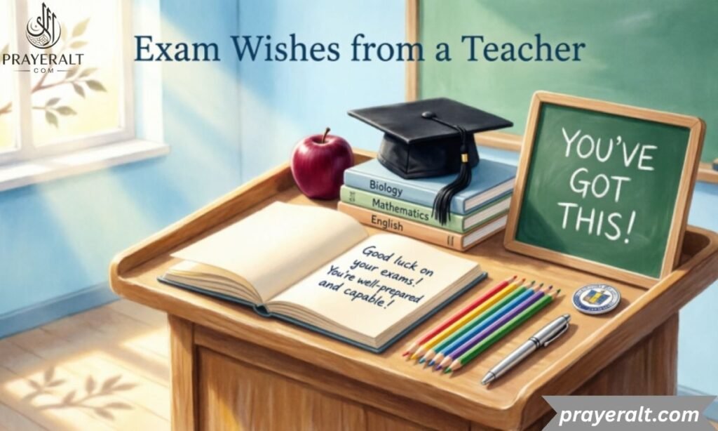 Exam Wishes from a Teacher