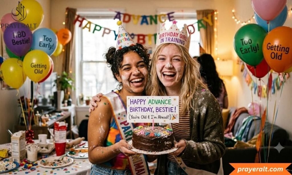 Funny Advance Birthday Wishes for Friend