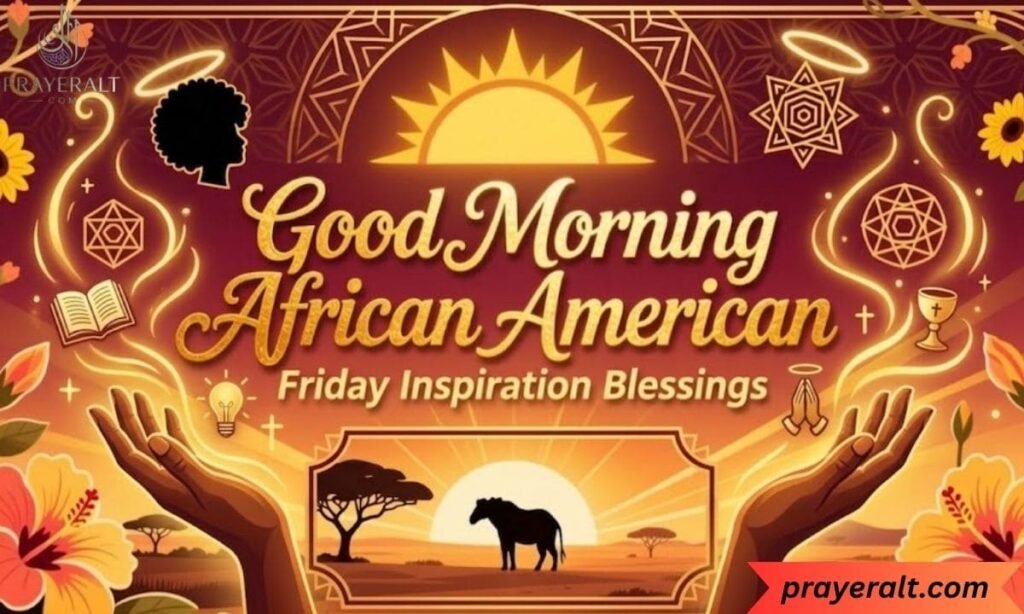 Good Morning African American Friday Inspiration Blessings