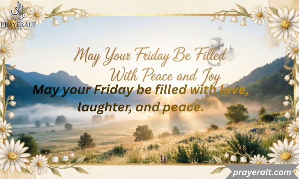 Good Morning Happy Friday Blessings for Family and Friends