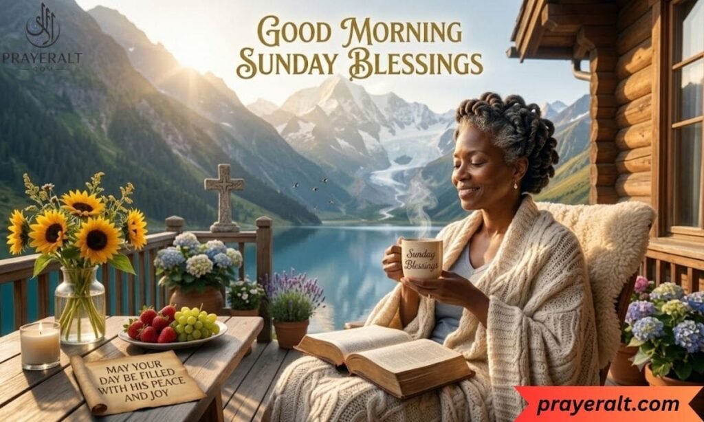 Good Morning Sunday Blessings Black Woman