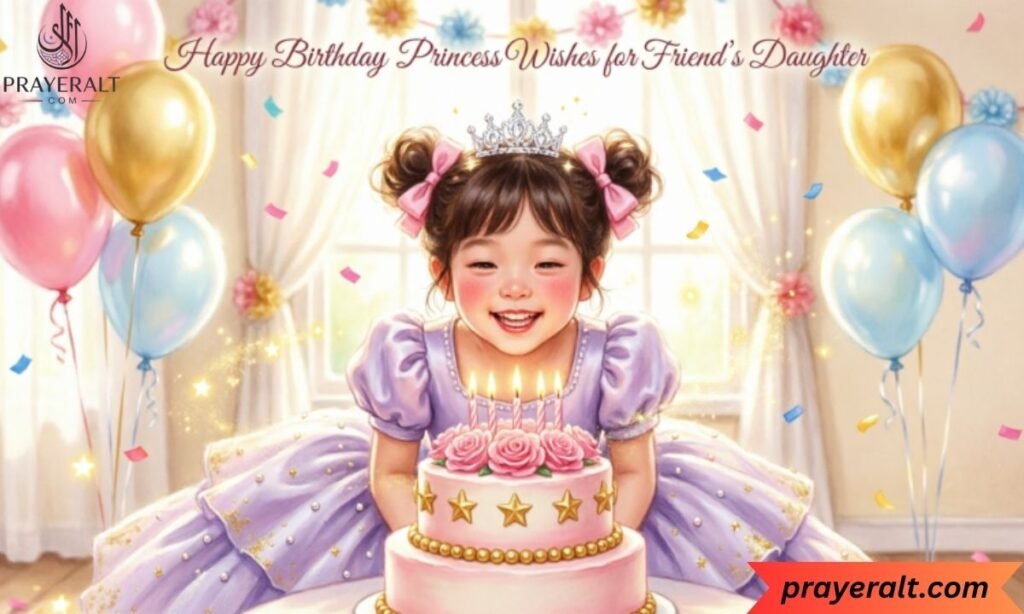 Happy Birthday Princess Wishes for Friend's Daughter