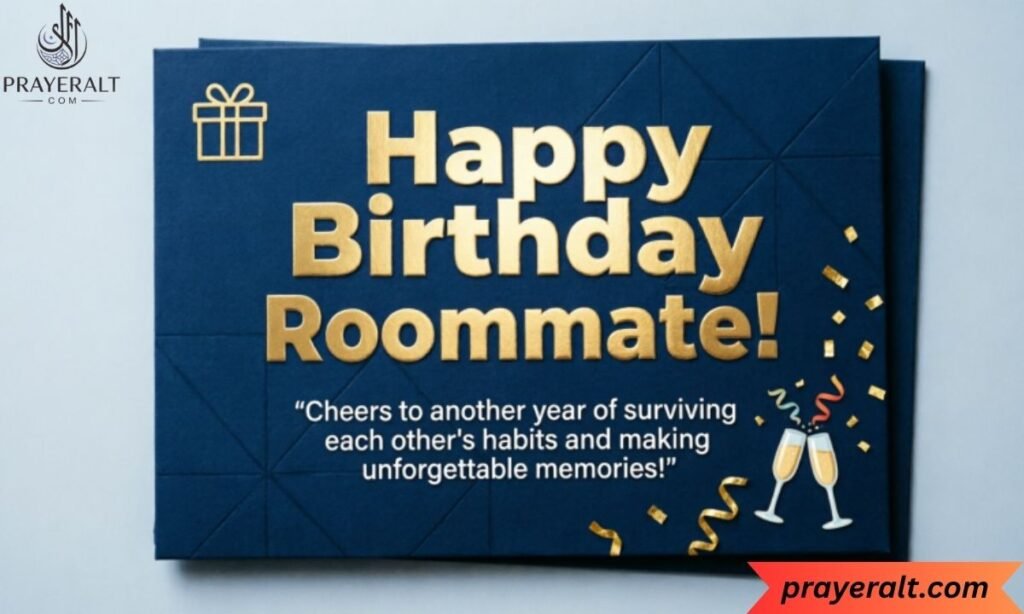 Happy Birthday Wishes for Boy Roommate