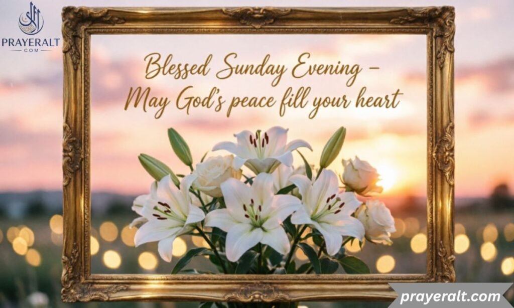 Peaceful Sunday Good Evening Blessings