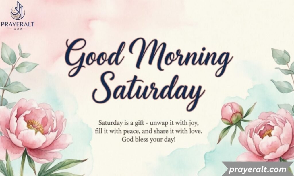 Positive Saturday Blessings Images and Quote