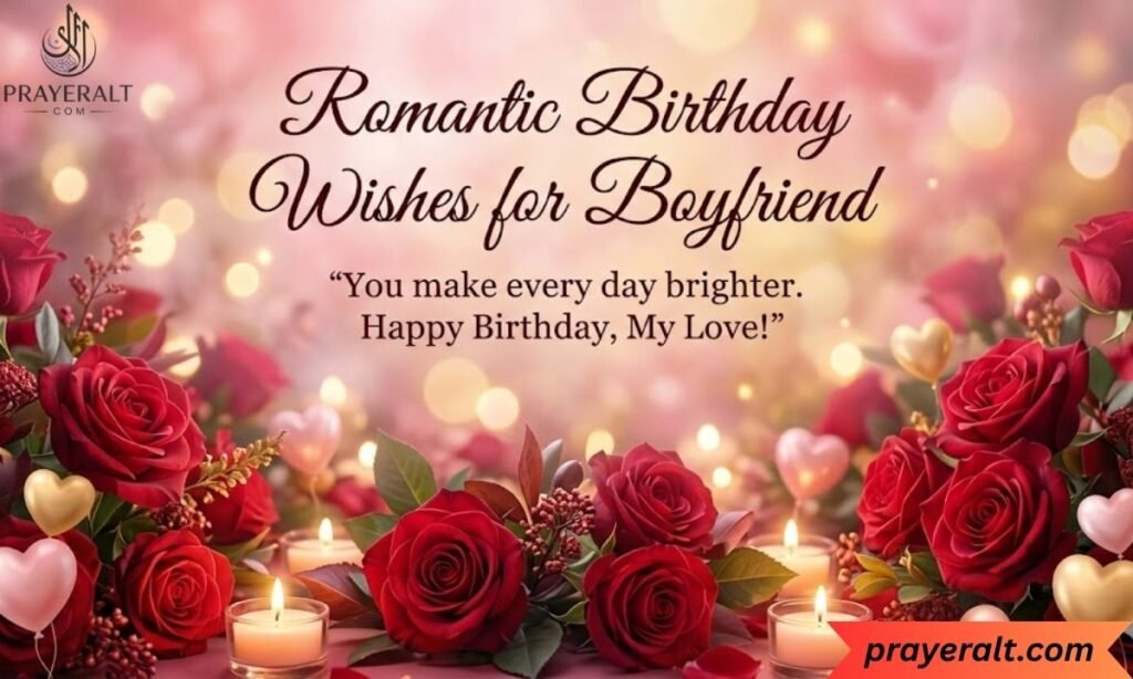 Romantic Birthday Wishes for Boyfriend