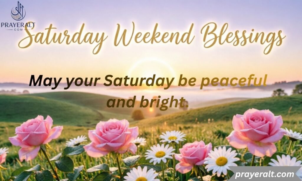 Saturday Weekend Blessings